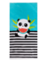 Wesoły ręcznik plażowy Wakacyjna panda Wesoły ręcznik plażowy Wakacyjna panda