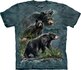 Three Black Bears Adult Three Black Bears Adult