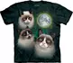 Tričko Grumpy cats pri Mesiaci Tričko Grumpy cats pri Mesiaci