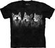 Tričko Čiernobiele vlky