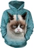 Mikina s kapucňou Grumpy cat Mikina s kapucňou Grumpy cat