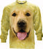 Tričko s dlhým rukávom Tvár zlatého retrievera