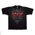 Čierne hudobné športové tričko AC/DC Black ice