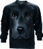 Hosszúujjú póló Fekete labrador arca