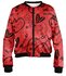Dámska Bomber bunda Kreslené srdcia