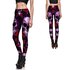 Dámske elastické legíny Skulls And Roses Purple
