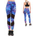 Ladies' Sport Mesh Leggings - Blue Passion