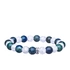 Armband Azur-Malachit, geborstener Kristall, Zirkone - Steine des Charakters und der Reinheit Armband Azur-Malachit, geborstener Kristall, Zirkone - Steine des Charakters und der Reinheit