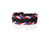 Paracord survival náramok trikolóra