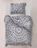 Posteľné obliečky čiernobiele mandala Orient