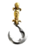 Postriebrený prívesok Kosáčik Postriebrený prívesok Kosáčik