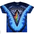 Modré batikované hudobné tričko Pink Floyd Hranol Modré batikované hudobné tričko Pink Floyd Hranol