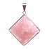 Anhänger Rosenquarz Pyramide - Stein der Liebe
