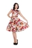 Retro pin up šaty Barevné květy Retro pin up šaty Barevné květy