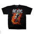 Čierne hudobné tričko AC/DC Thunderstruck