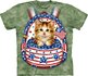 Kinder T-Shirt Kätzchen in patriotischem Sack Kinder T-Shirt Kätzchen in patriotischem Sack