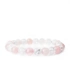 Armband Rosenquarz, Geborstener Kristall - Steine der Liebe und Reinheit Armband Rosenquarz, Geborstener Kristall - Steine der Liebe und Reinheit