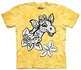 Kinder Ausmal T-Shirt Giraffe - gelb Kinder Ausmal T-Shirt Giraffe - gelb