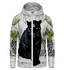 Sweatshirt mit Reißverschluss Schwarzer Panther Sweatshirt mit Reißverschluss Schwarzer Panther