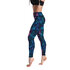 Női sportos elasztikus leggings Electric Rainforest