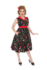 Vintage Pin Up Kleid Klatschmohn