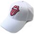 Бяла шапка с козирка The Rolling Stones Men's Classic Tongue