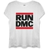 Bílé dámské tričko Run DMC Logo Bílé dámské tričko Run DMC Logo