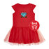 Červené dievčenské šaty Diamant