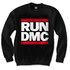 Fekete Pulóver kapucni nélkül Run DMC Logo