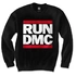 Černá mikina bez kapuce Run DMC Logo Černá mikina bez kapuce Run DMC Logo