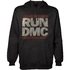 Čierna mikina s kapucňou Run DMC Logo Čierna mikina s kapucňou Run DMC Logo