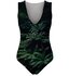 Dámske celé plavky Džungľa
