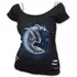 Dámske tričko 2v1 Plus Size Spiaci drak Dámske tričko 2v1 Plus Size Spiaci drak