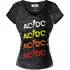 Dámské tričko AC/DC Powerage Repeat with Acid Wash Finish Dámské tričko AC/DC Powerage Repeat with Acid Wash Finish
