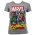 Damen T-Shirt Marvel Comics Captain America Comics Heroes Damen T-Shirt Marvel Comics Captain America Comics Heroes