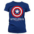Dámske tričko Marvel Comics Captain America Logo