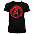 Damen T-Shirt Marvel Comics The Avengers Logo