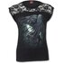 Dámske tričko s čipkou Útok vrany