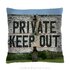 Dekoratívny vankúš Private 40x40 cm