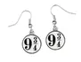 Ohrringe Harry Potter Gleis 9 3/4 Ohrringe Harry Potter Gleis 9 3/4