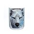 Originálny hrnček s motívom Biely Vlk so Slúchadlami