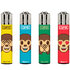 Zapalovač CLIPPER® Emoji párty 4ks
