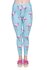 Női elasztikus leggings Flamingók