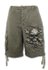 Herren Kurze Hose Vampir Totenkopf