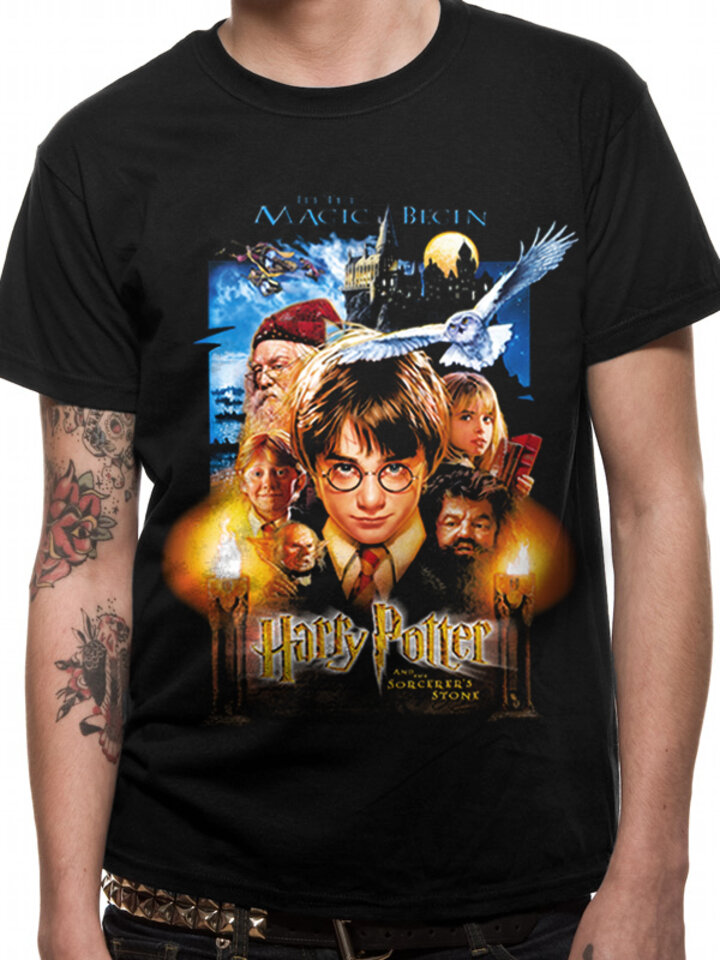 Teniska Harry Potter I Filosofskiya Kamk Filmov Plakat Dedoles