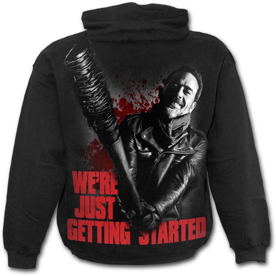 Sweatshirt Walking Dead with design Negan - Just Getting Started | Dedoles