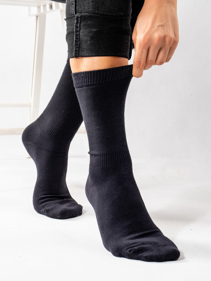 Dark Blue Bamboo Socks Comfort