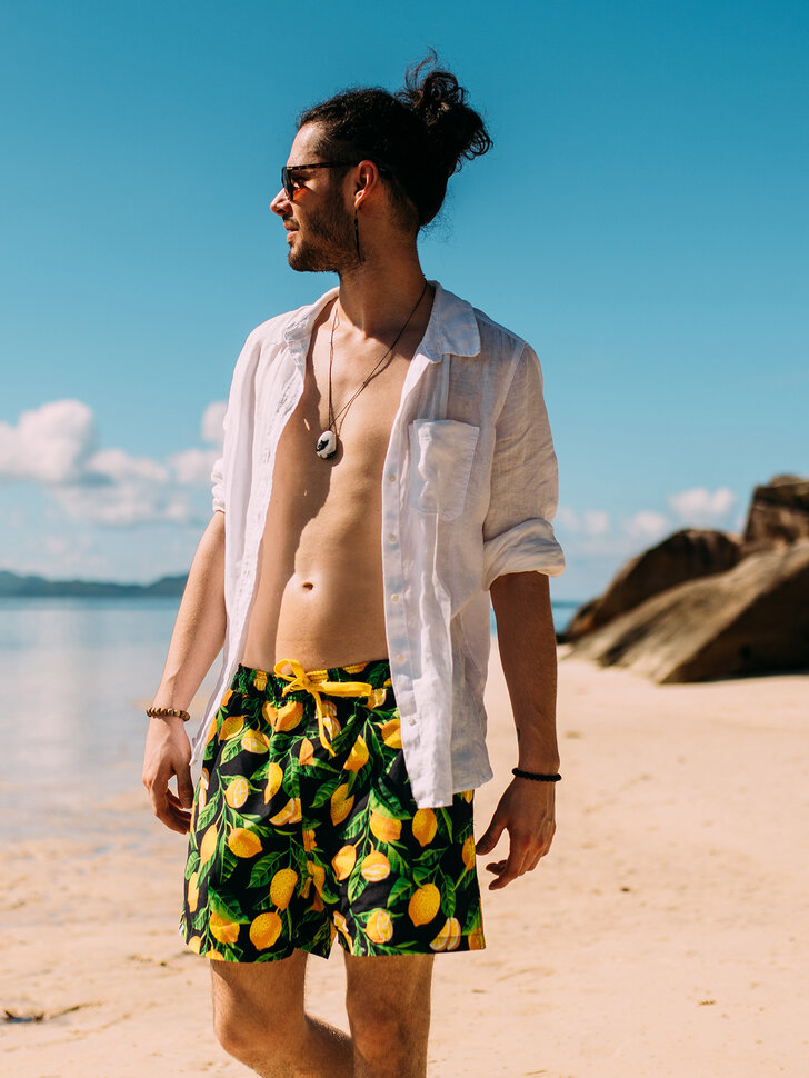 Leesechin Deals Mens Shorts Printed Beach Pants Surf Pants Elastic Lace Up  Cropped Pants Casual Pants on Clearance - Walmart.com