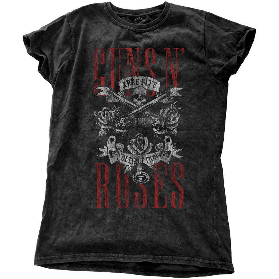 Damen T-Shirt Guns N\' Roses Appetite for Destruction | Dedoles