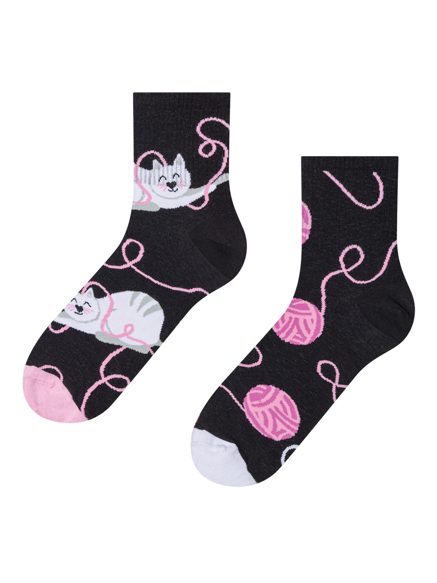 Crew Socks Cat & Ball Dedoles